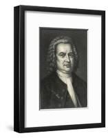 Johann Sebastian Bach German Organist and Composer-null-Framed Photographic Print