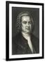 Johann Sebastian Bach German Organist and Composer-null-Framed Photographic Print