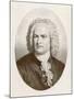 Johann Sebastian Bach German Organist and Composer-null-Mounted Art Print