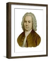 Johann Sebastian Bach German Organist and Composer-null-Framed Art Print