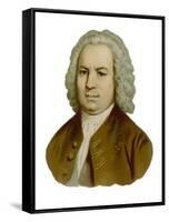 Johann Sebastian Bach German Organist and Composer-null-Framed Stretched Canvas