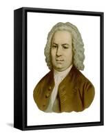 Johann Sebastian Bach German Organist and Composer-null-Framed Stretched Canvas