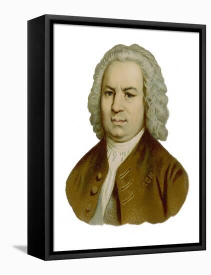 Johann Sebastian Bach German Organist and Composer-null-Framed Stretched Canvas