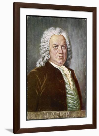 Johann Sebastian Bach German Organist and Composer-Eichhorn-Framed Premium Giclee Print