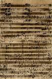 Handwritten Letter to King of Saxony to Accompany Mass in B Minor, Bmw 232 1733-Johann Sebastian Bach-Giclee Print