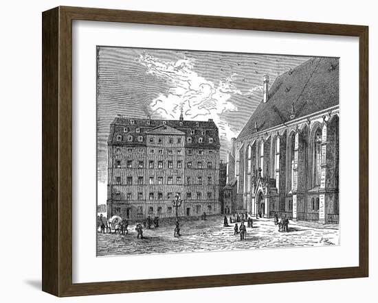 Johann Sebastian Bach's House, Leipzig, Germany, C1890-null-Framed Giclee Print