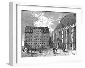 Johann Sebastian Bach's House, Leipzig, Germany, C1890-null-Framed Giclee Print