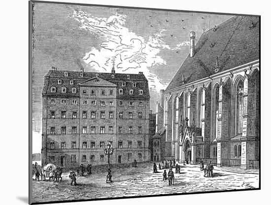 Johann Sebastian Bach's House, Leipzig, Germany, C1890-null-Mounted Giclee Print