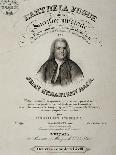 Title Page of Score for Art of Fugue-Johann Sebastian Bach-Giclee Print