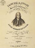 Autograph of the Partita 'sei Gegruesset, Jesu Guetig'-Johann Sebastian Bach-Giclee Print