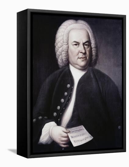 Johann Sebastian Bach-Elias Gottlob Haussman-Framed Stretched Canvas