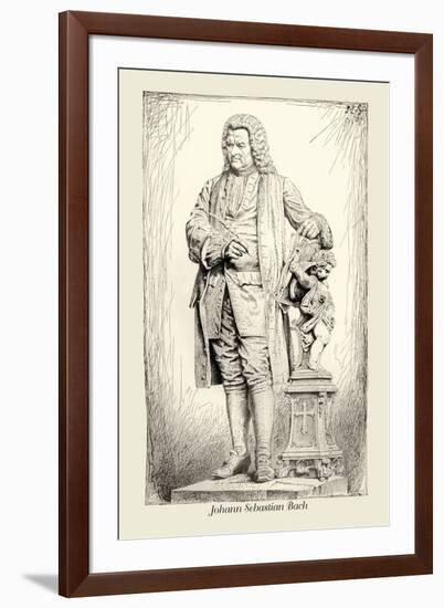 Johann Sebastian Bach-null-Framed Art Print