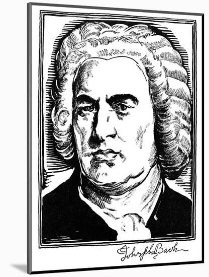 Johann Sebastian Bach-Samuel Nisenson-Mounted Giclee Print