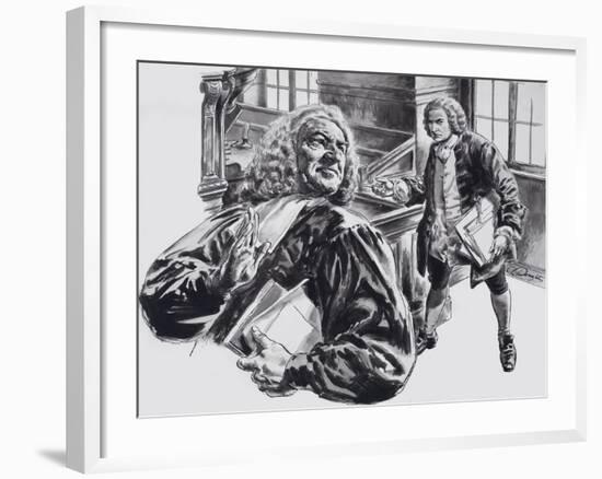 Johann Sebastian Bach-C.l. Doughty-Framed Giclee Print