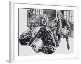 Johann Sebastian Bach-C.l. Doughty-Framed Giclee Print