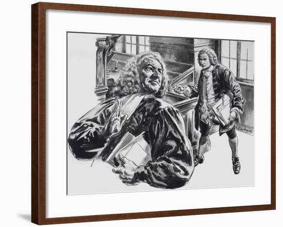 Johann Sebastian Bach-C.l. Doughty-Framed Giclee Print