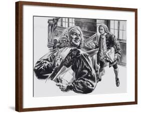 Johann Sebastian Bach-C.l. Doughty-Framed Giclee Print