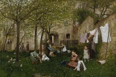 Leibl's Garden at Aibling. Mid 1880S (?)-Johann Sperl-Mounted Giclee Print