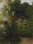 Leibl's Garden at Aibling. Mid 1880S (?)-Johann Sperl-Mounted Giclee Print