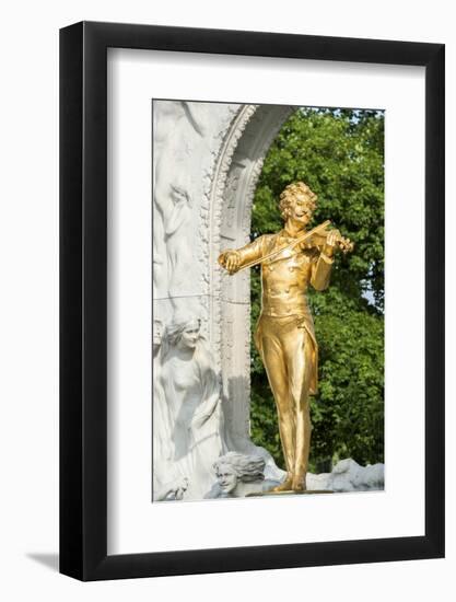 Johann Strauss Monument, Vienna, Austria-Jim Engelbrecht-Framed Photographic Print