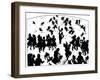 Johann Strauss (son) conducting-Daniel de Loscques-Framed Giclee Print