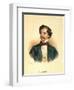 Johann Strauss the Elder-Josef Nikolaus Kriehuber-Framed Giclee Print