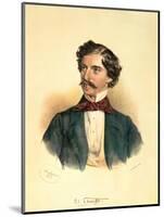 Johann Strauss the Elder-Josef Nikolaus Kriehuber-Mounted Giclee Print