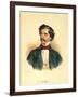 Johann Strauss the Elder-Josef Nikolaus Kriehuber-Framed Giclee Print