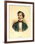 Johann Strauss the Elder-Josef Nikolaus Kriehuber-Framed Giclee Print