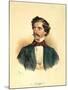 Johann Strauss the Elder-Josef Nikolaus Kriehuber-Mounted Giclee Print