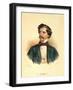 Johann Strauss the Elder-Josef Nikolaus Kriehuber-Framed Giclee Print