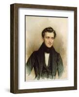 Johann Strauss the Elder-Josef Nikolaus Kriehuber-Framed Giclee Print