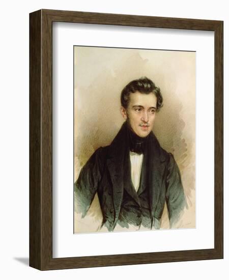 Johann Strauss the Elder-Josef Nikolaus Kriehuber-Framed Giclee Print