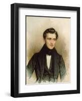 Johann Strauss the Elder-Josef Nikolaus Kriehuber-Framed Giclee Print