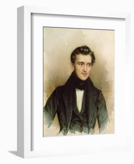 Johann Strauss the Elder-Josef Nikolaus Kriehuber-Framed Giclee Print