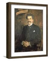 Johann Strauss the Younger, 1895-Franz Seraph von Lenbach-Framed Giclee Print