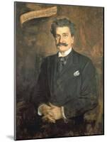 Johann Strauss the Younger, 1895-Franz Seraph von Lenbach-Mounted Giclee Print