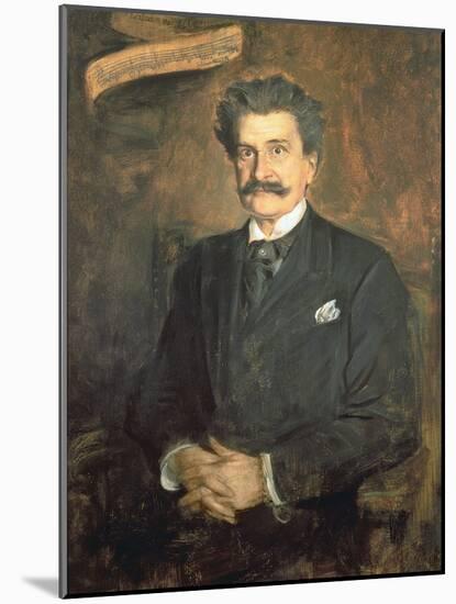 Johann Strauss the Younger, 1895-Franz Seraph von Lenbach-Mounted Giclee Print