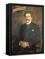 Johann Strauss the Younger, 1895-Franz Seraph von Lenbach-Framed Stretched Canvas