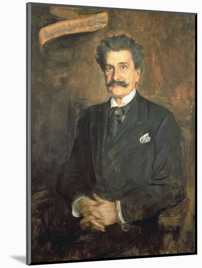 Johann Strauss the Younger, 1895-Franz Seraph von Lenbach-Mounted Giclee Print