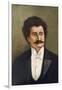 Johann Strauss (Younger) Austrian Musician-Rudolf Klingsbogl-Framed Art Print