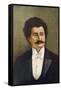 Johann Strauss (Younger) Austrian Musician-Rudolf Klingsbogl-Framed Stretched Canvas