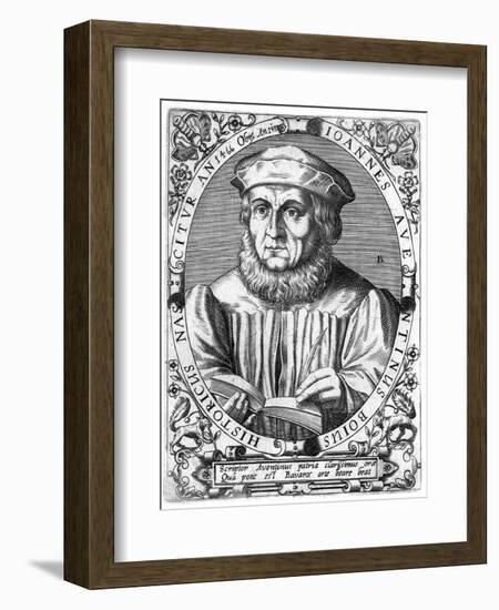 Johann Turmair-Theodor De Brij-Framed Art Print