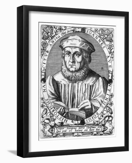 Johann Turmair-Theodor De Brij-Framed Art Print