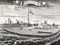 Dutch East India Company Wood or Saw Mill on the Island Two Miles from Batavia-Johann Wolfgang Heydt-Giclee Print