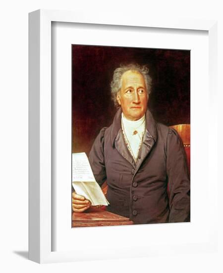 Johann Wolfgang Von Goethe (1749-1832) 1828-Joseph Karl Stieler-Framed Giclee Print