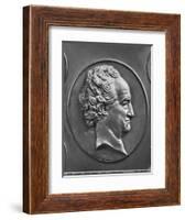 Johann Wolfgang Von Goethe, 1829 (Bronze)-Pierre Jean David d'Angers-Framed Giclee Print