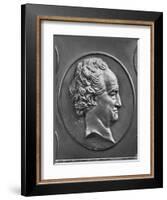 Johann Wolfgang Von Goethe, 1829 (Bronze)-Pierre Jean David d'Angers-Framed Giclee Print