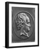 Johann Wolfgang Von Goethe, 1829 (Bronze)-Pierre Jean David d'Angers-Framed Giclee Print