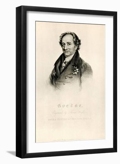 Johann Wolfgang Von Goethe, 1884-90-null-Framed Giclee Print